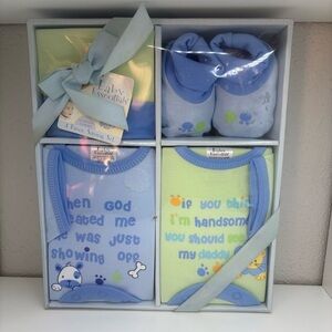 4 Piece Gift Baby Set 0-6 Months Boys